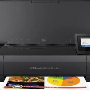 Portable Wireless All-in-One Inkjet Printer with Rechargeable Battery, Printing, Scanning & Copying Functions