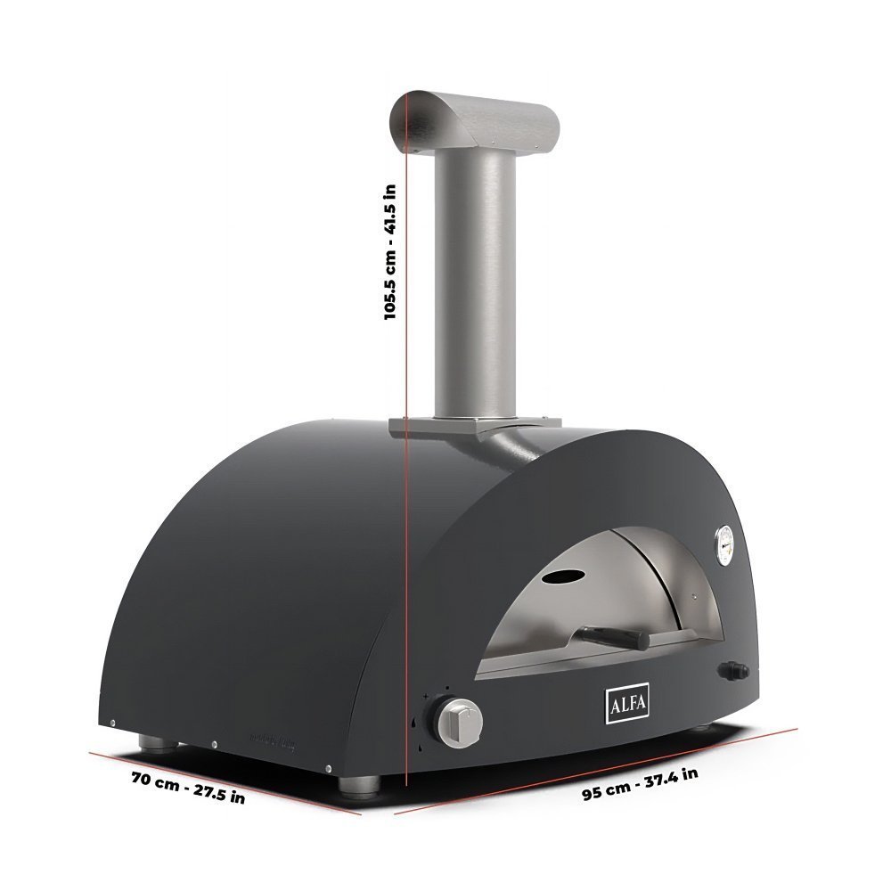 Alfa Forni Outdoor oven for 2 pizzas – Moderno line - Image 9