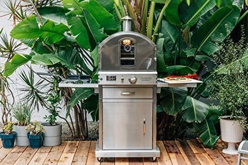 Summerset ‘The Oven’ Outdoor Freestanding Large Capacity Gas Oven with Pizza Stone, Smoker Box and Mobile Cart, 304 Stainless Steel Construction, Natural Gas - Image 2