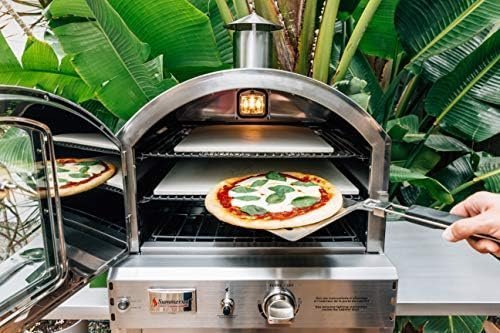 Summerset ‘The Oven’ Outdoor Freestanding Large Capacity Gas Oven with Pizza Stone, Smoker Box and Mobile Cart, 304 Stainless Steel Construction, Natural Gas - Image 8