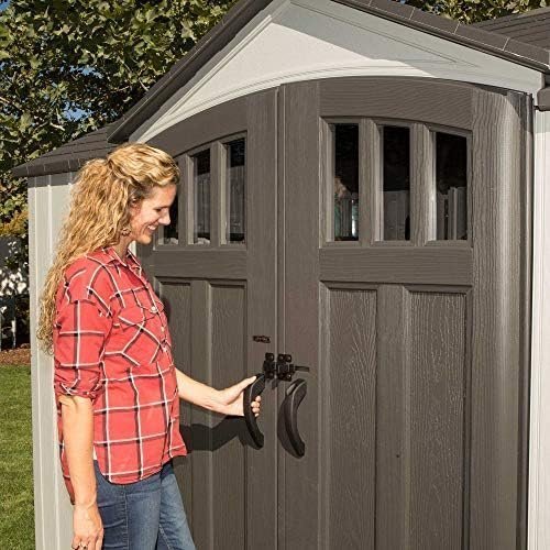 10' x 8' Outdoor Storage Shed Kit with Reinforced Steel Frame, Dual-Wall Panels, Skylight & Weather-Resistant Floor System - Image 3