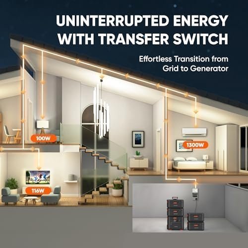 Jackery Solar Generator 4000 Kit, Explorer 2000 Plus and 1X PackPlus E2000 Plus Expandable Battery with 2X200W Solar Panel, 4085 Wh LiFePO4, 3000W Output for Outdoor RV Camping & Home Emergency - Image 9