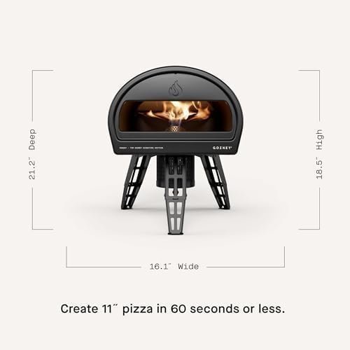 Portable Outdoor Pizza Oven with Stone Baking Surface & Gas Burner - Image 2