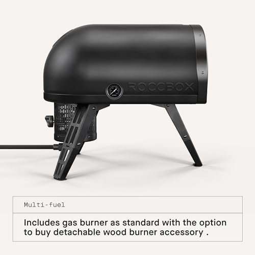 Portable Outdoor Pizza Oven with Stone Baking Surface & Gas Burner - Image 5