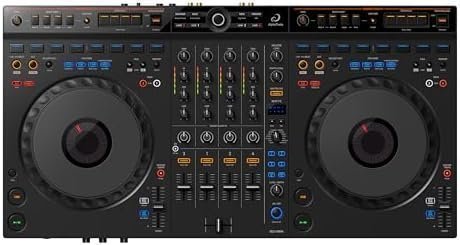 4-Channel DJ Controller with Groove Remix Controls, Large Jog Wheels & Professional Club-Style Layout