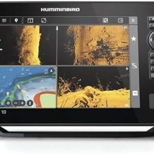 10-Inch Full HD GPS Fish Finder with Side Imaging, Down Imaging & CHIRP Sonar