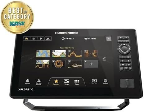 10-Inch Full HD GPS Fish Finder with Side Imaging, Down Imaging & CHIRP Sonar - Image 2