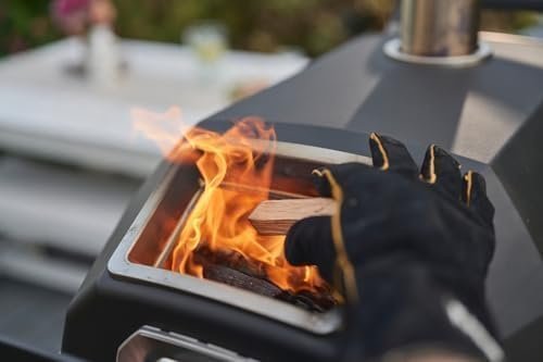 Ooni Karu 2 Pro Multi-Fuel Pizza Oven – Wood and Gas Outdoor Pizza Oven with Pizza Stone & Integrated Thermometer, Pizza Oven Outdoor, Dual Fuel 16 Inch Pizza Maker, Outdoor Cooking Grill - Image 6