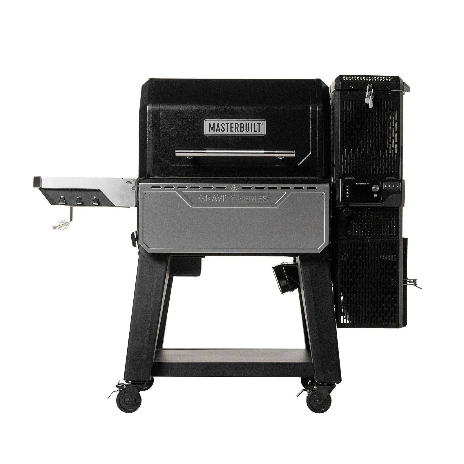 Digital Gravity-Fed Charcoal Grill & Smoker with WiFi Control, 180°F–700°F Range, Large Capacity Cooking System