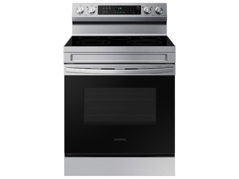 30" Freestanding Smart Electric Range with 6.3 cu. ft. Oven, Rapid Boil Cooktop & Self-Clean Function