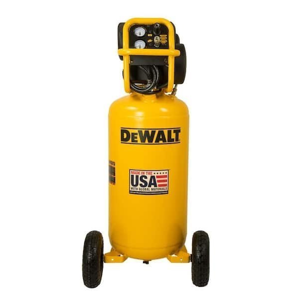 27 Gallon 200 PSI Portable Vertical Electric Air Compressor with Oil-Free Pump