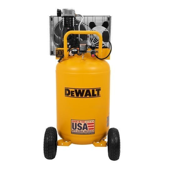 30-Gallon Portable Electric Air Compressor with Oil-Free Direct Drive Pump, 155 PSI & Vertical Tank Design
