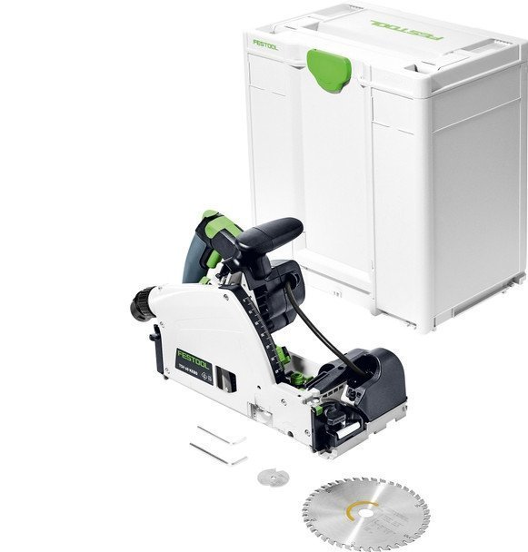 Professional Plunge Cut Track Saw System – Precision Guide Rail Circular Saw Kit with Scoring Blade & Dust-Control Ready Design