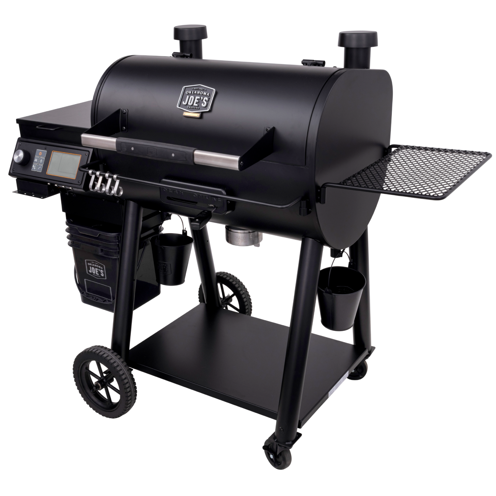 906 Sq. In. Wood Pellet Grill & Smoker with Direct Flame Sear Mode, Digital Temperature Control & 20 lb Hopper - Image 4