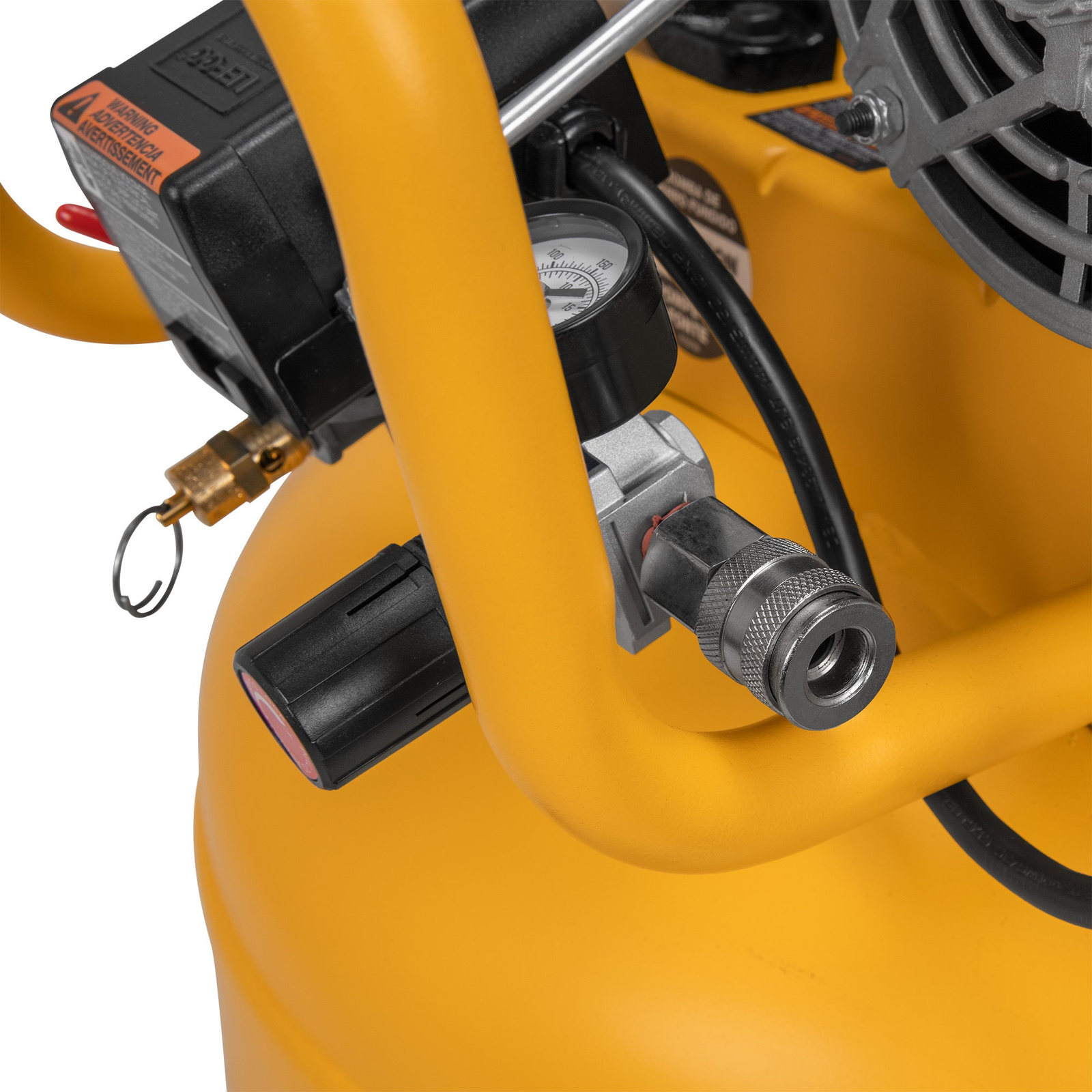 30-Gallon Portable Electric Air Compressor with Oil-Free Direct Drive Pump, 155 PSI & Vertical Tank Design - Image 3