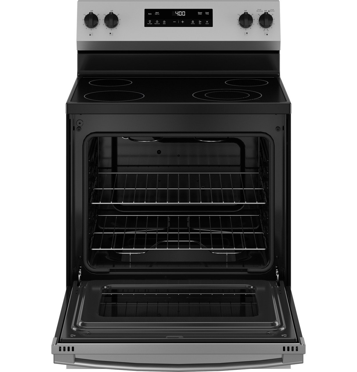30-Inch Free-Standing Electric Range with Smooth Cooktop – Black - Image 5