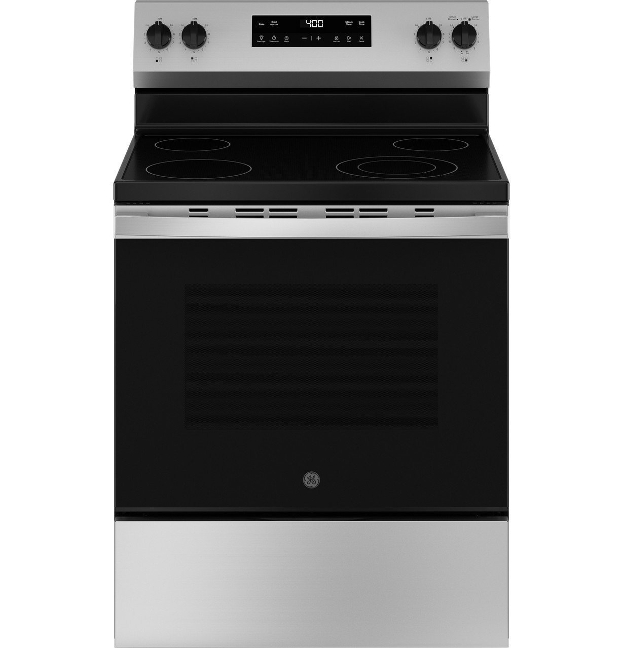 30-Inch Free-Standing Electric Range with Smooth Cooktop – Black