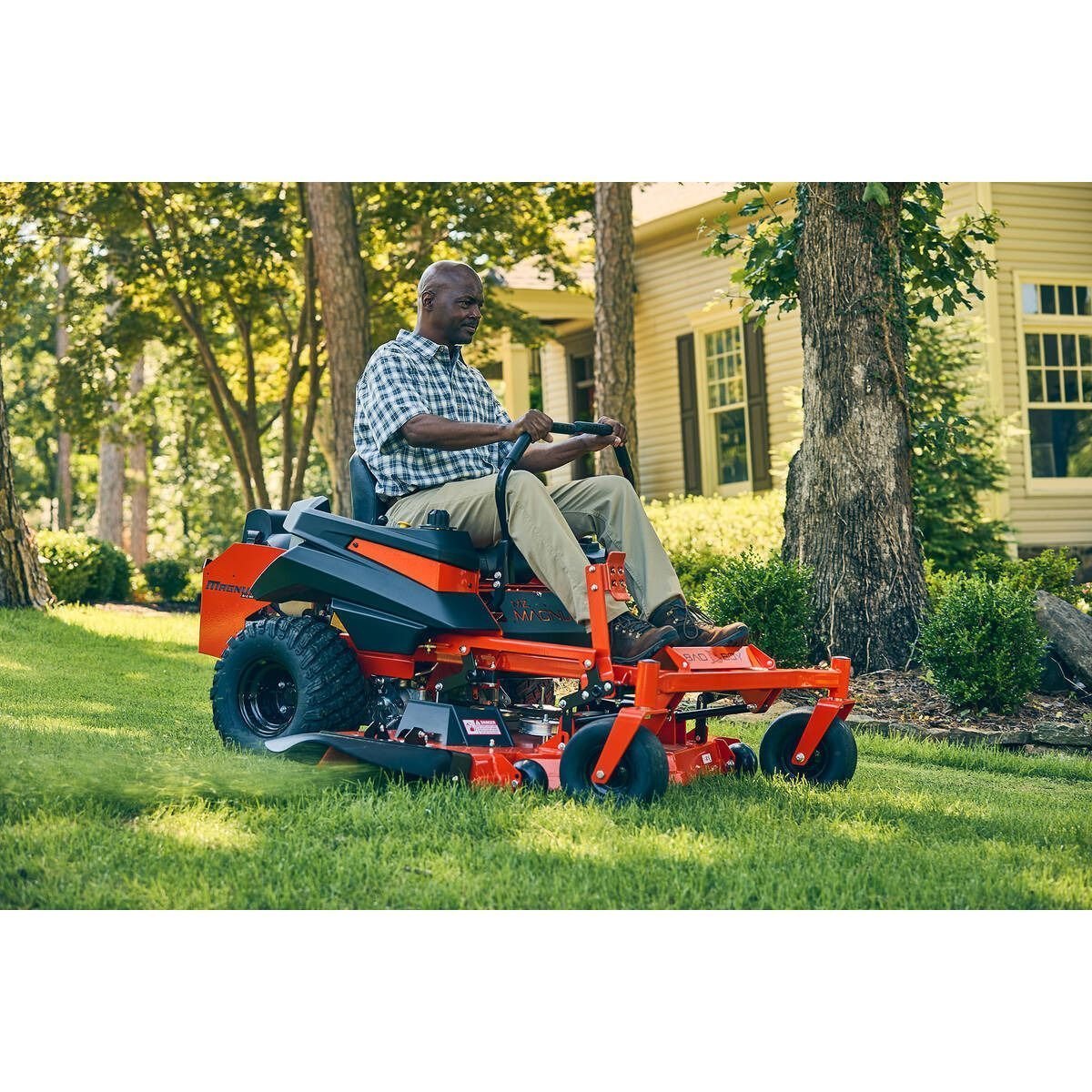 54-Inch 24 HP Gas Zero-Turn Riding Mower with Fabricated Steel Deck & Heavy-Duty Frame - Image 3