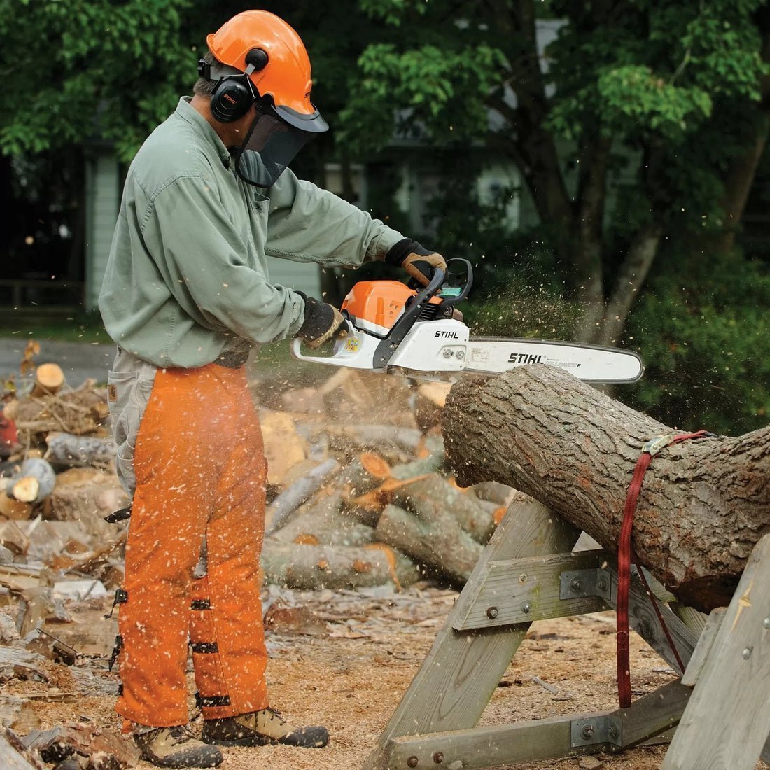 60cc Gas-Powered Chainsaw – Advanced Engine Management Forestry Saw - Image 2